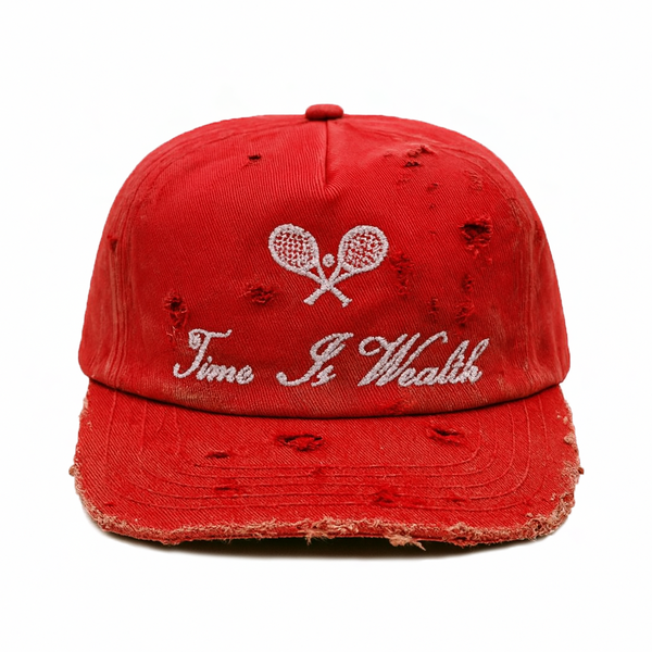 THE RED ESTATE CAP (HANDMADE.)