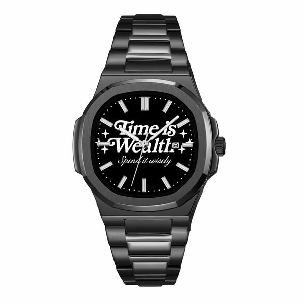 JET BLACK STEEL DIAL